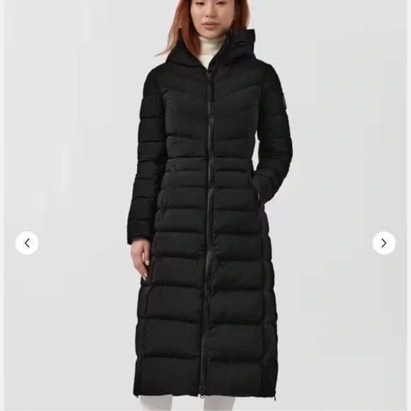 New Authentic Canada Goose Women's Clair Long Coat Size Large - Picture 1 of 11